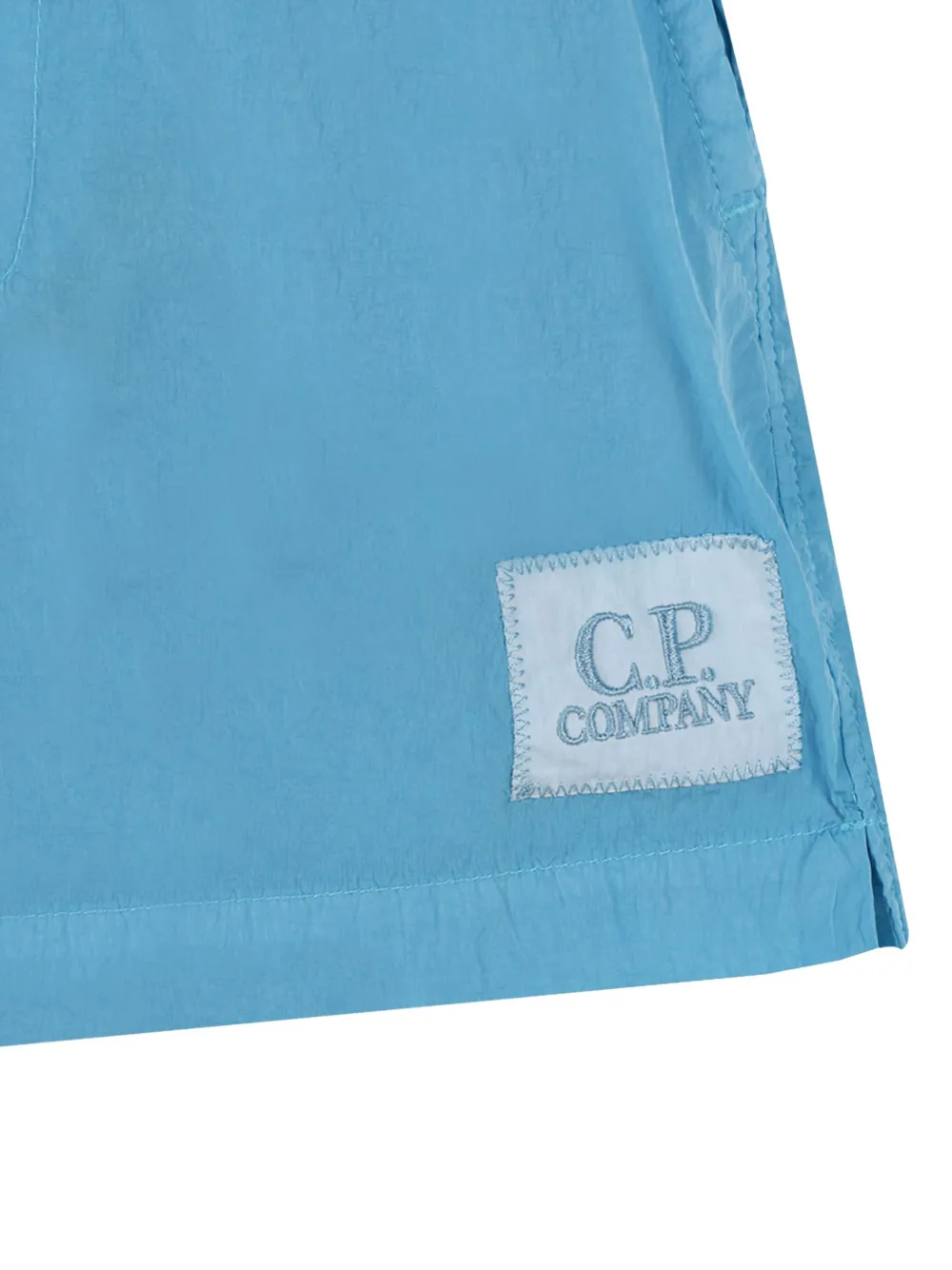 C.P. Company Kids Zwembroek met logopatch Blauw
