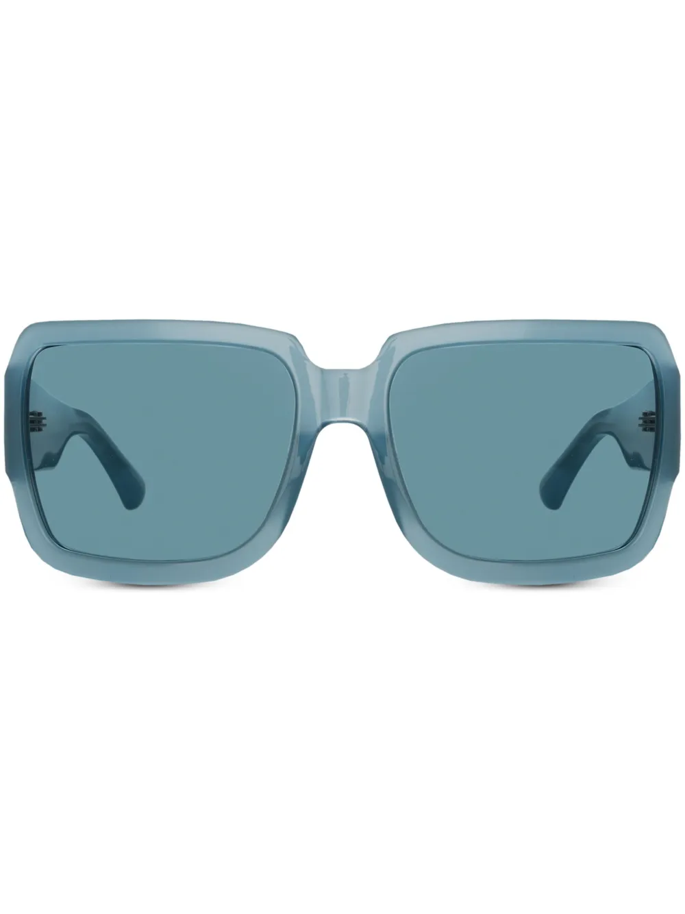 Linda Farrow Occhiali da sole oversize Linda Farrow x Dries Van Noten D-Frame - Blu