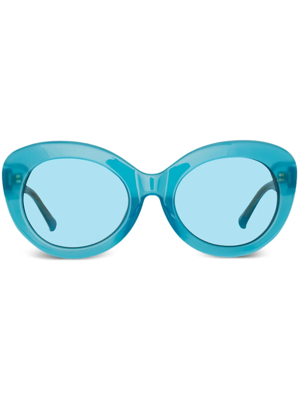 Linda Farrow Occhiali da sole Agnes oversize - Blu