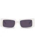 Magda Butrym x Magda Butrym rectangle-frame sunglasses - White