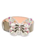Blumarine butterfly-buckle belt - Green