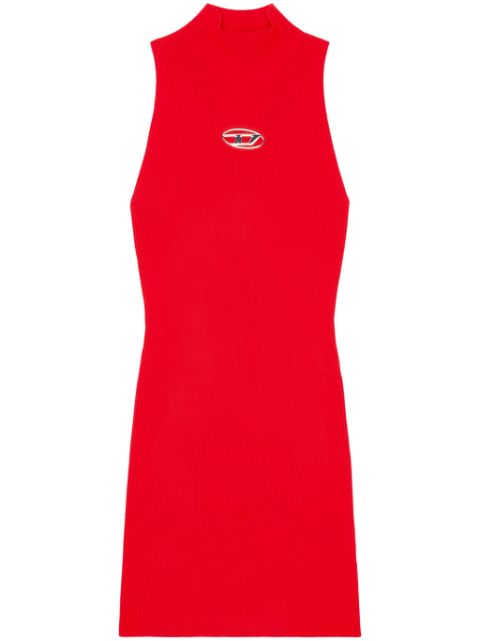 Diesel M-Onervax logo-plaque dress Women