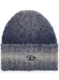 Diesel Pelo logo-embroidered beanie - Blue