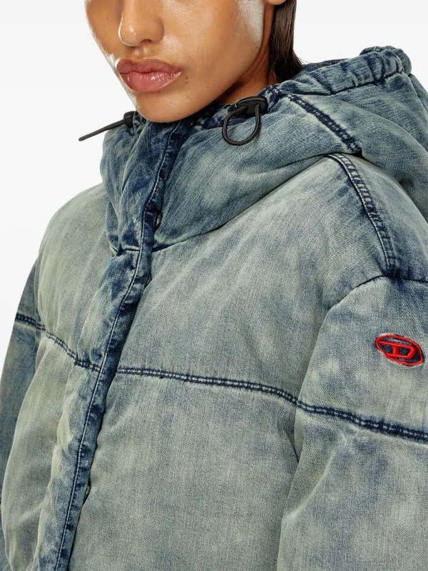 ★DIESEL★ W-Aves コート 送料関税込 Diesel W-Aves Coat | Blue | FARFETCH JO