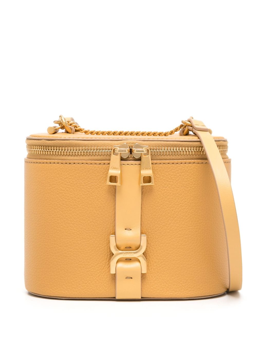 Chloé Mini Marcie Crossbody Bag In Brown