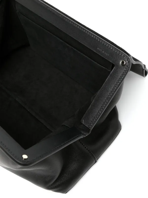Chloé Penelope Leather Clutch Bag | Black | FARFETCH NZ
