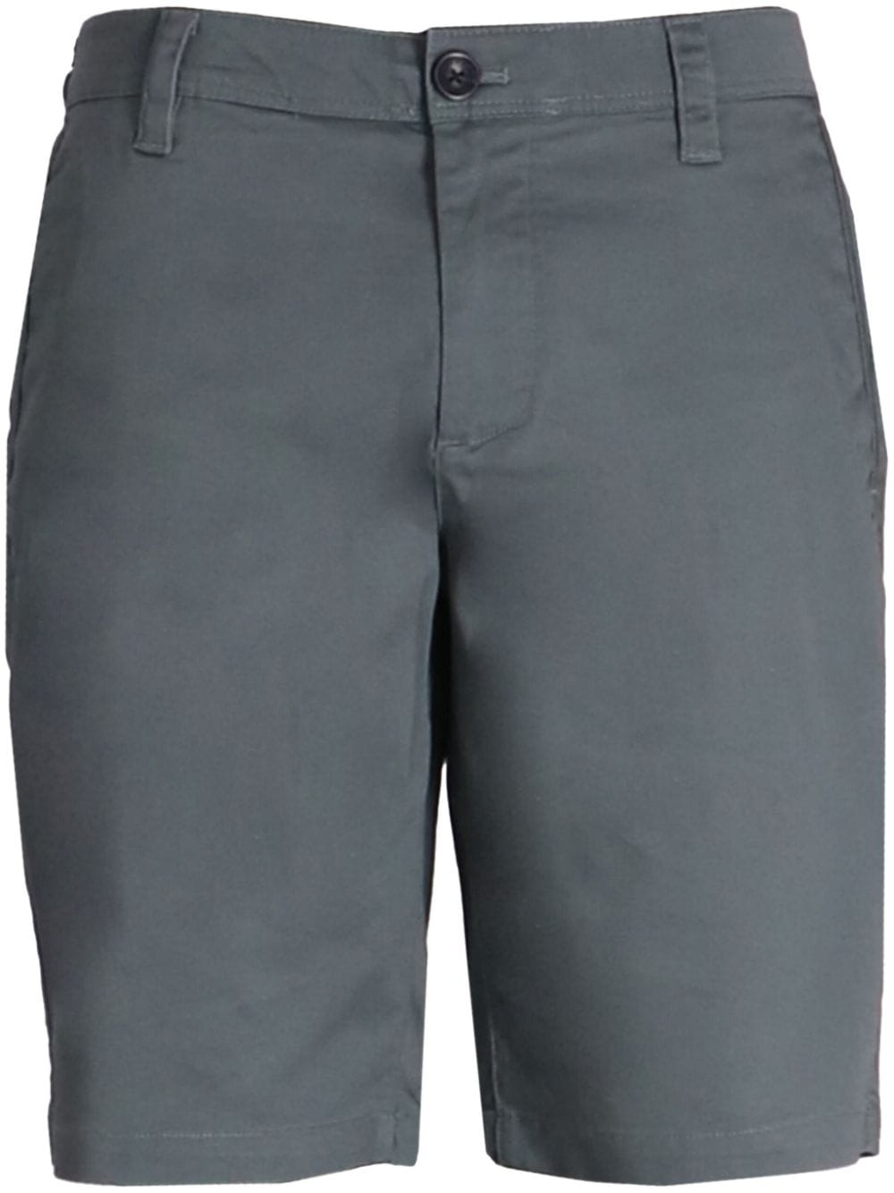 Armani Exchange Slim-cut Chino Shorts In Gray