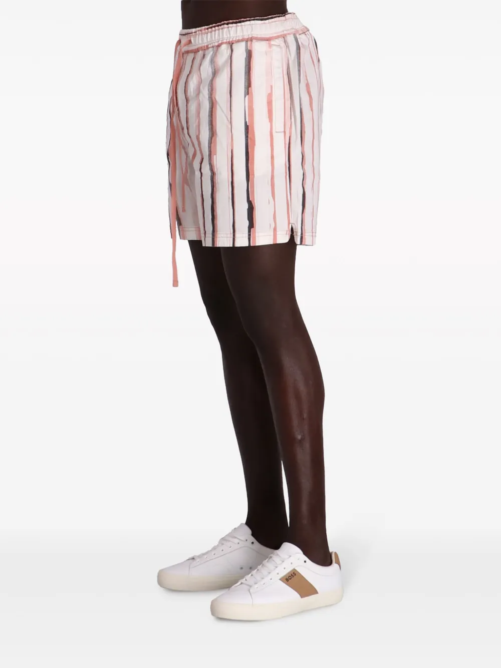 BOSS Shorts met trekkoord Wit