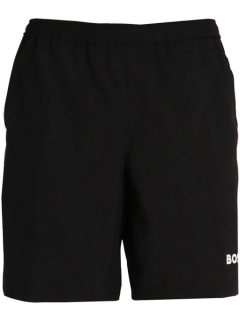 BOSS Tiebreak logo-print shorts 