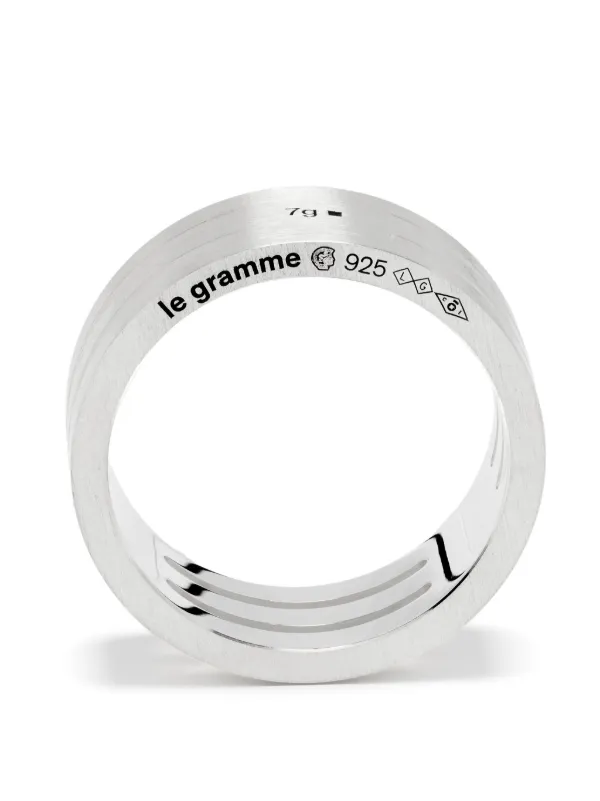 Le Gramme La 7g Perforated Ring | シルバートーン | FARFETCH JP