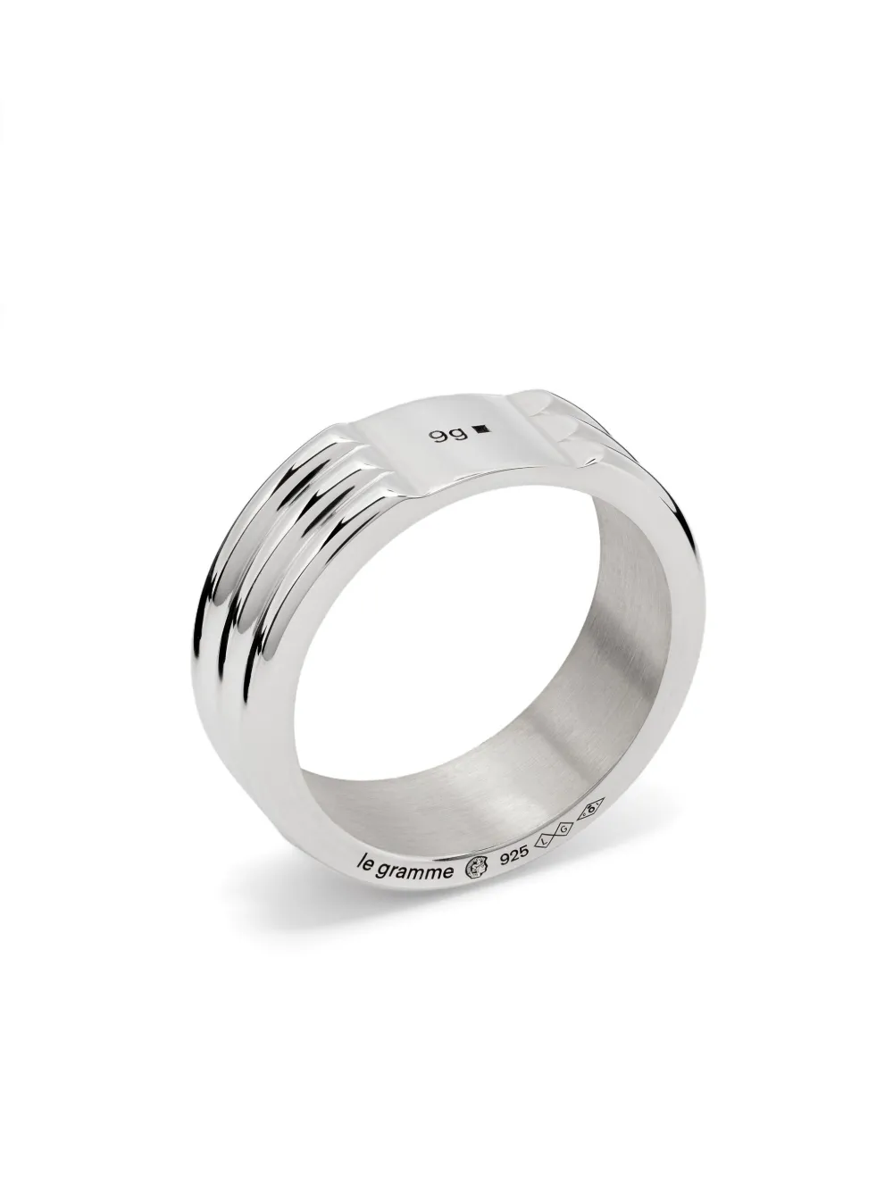 Shop Le Gramme Sterling Silver 9g Gordon Band Ring