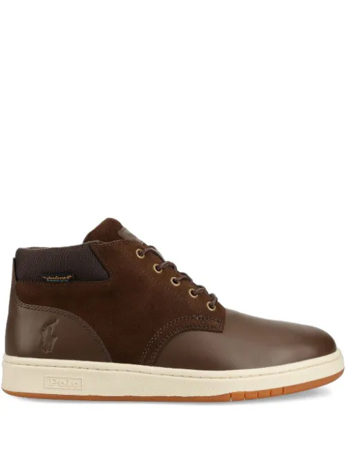 Baskets montantes en cuir - Polo Ralph Lauren - Modalova