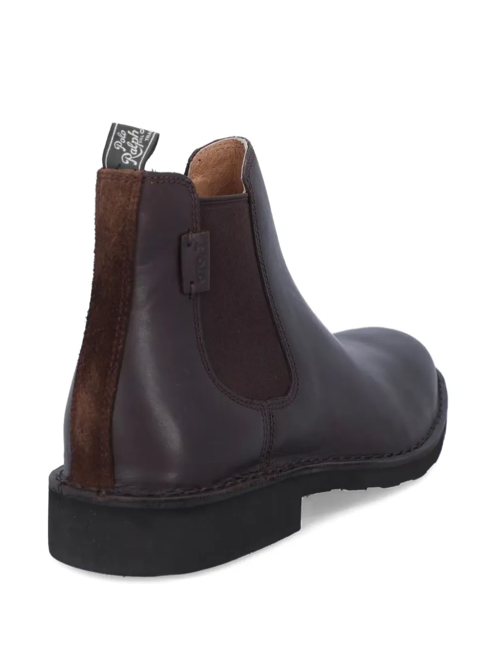 Polo Ralph Lauren leather chelsea boots Brown