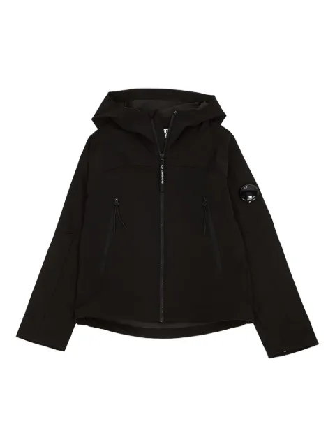C.P. Company Kids Lens-embellished hooded jacket