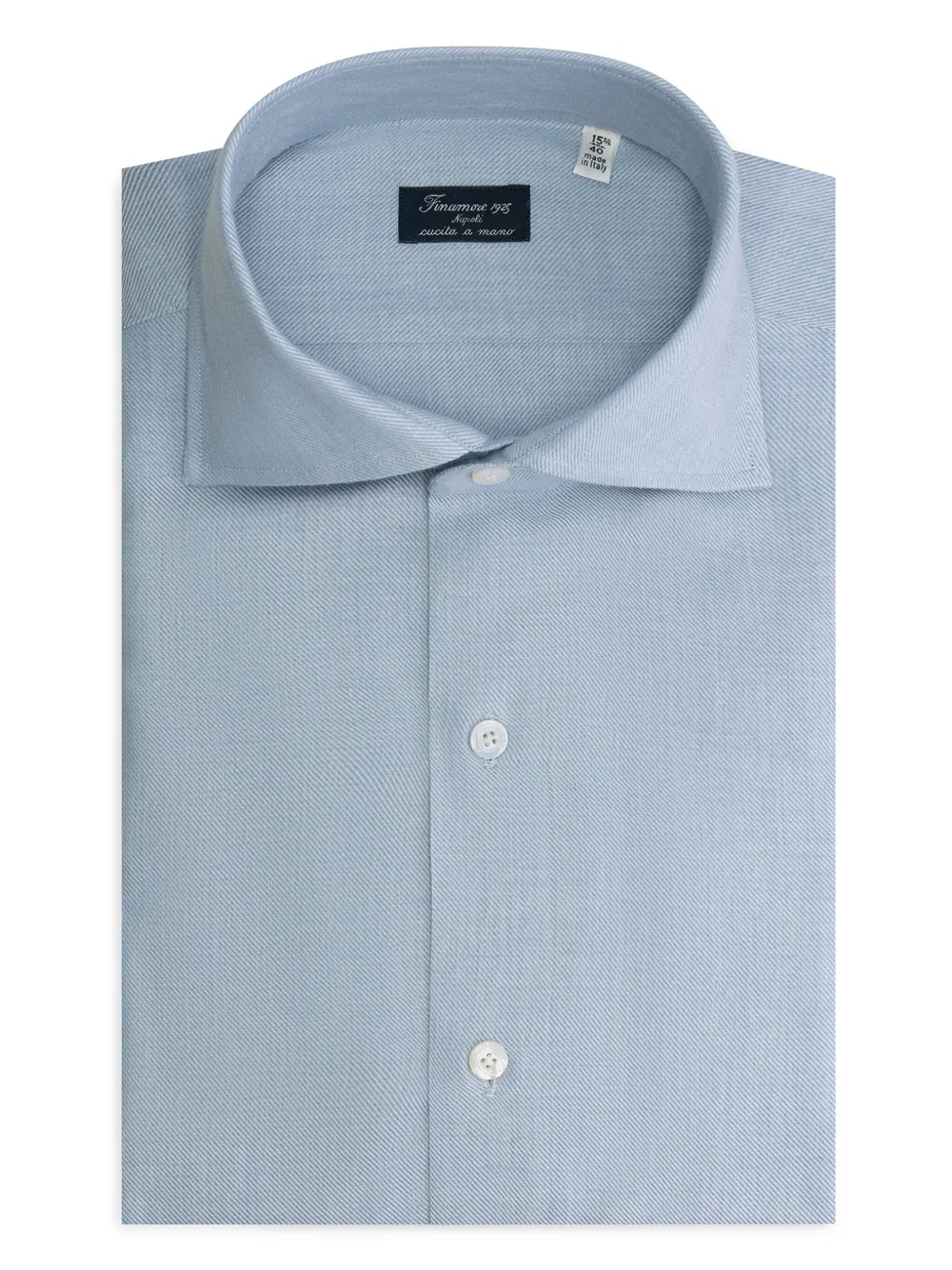 FINAMORE 1925 NAPOLI LONG-SLEEVED COTTON-BLEND SHIRT