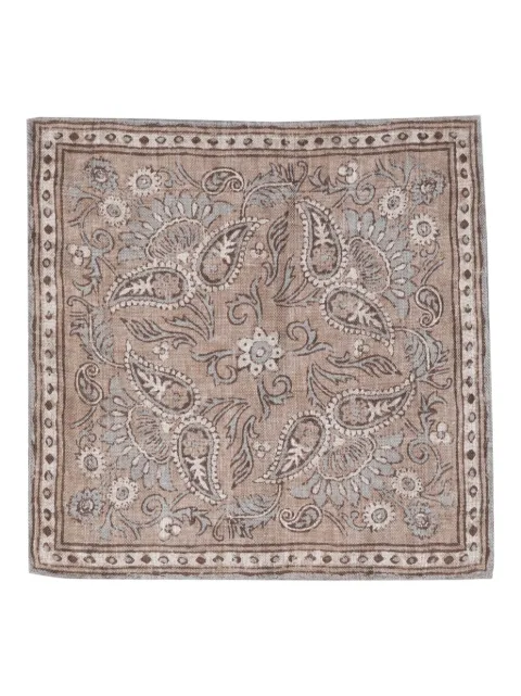Brunello Cucinelli double-face pocket scarf