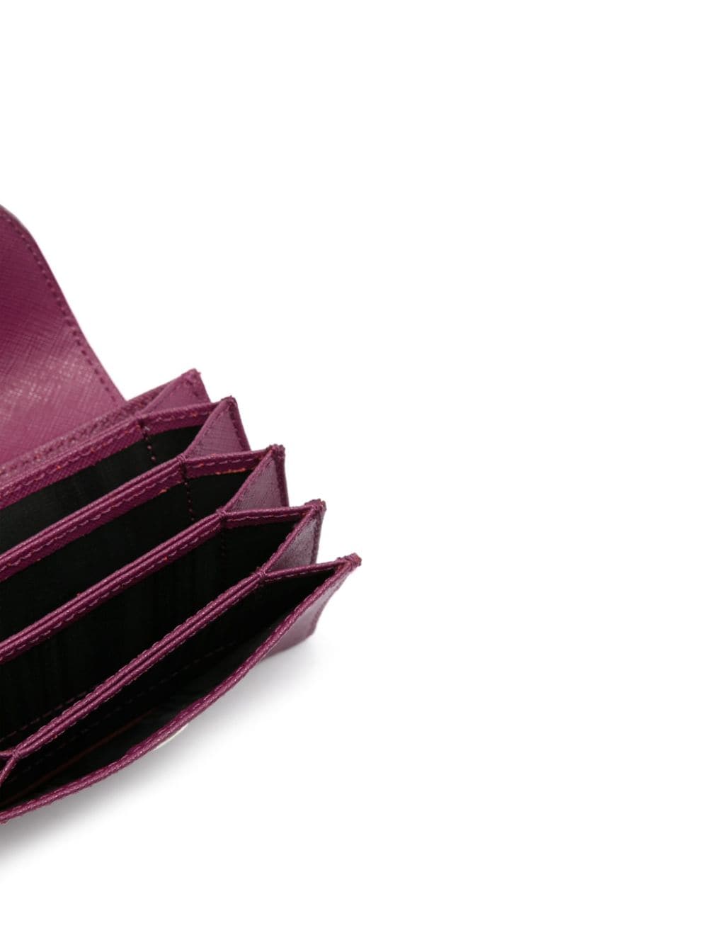 Shop Vivienne Westwood Orb-motif Leather Cardholder In J401 - Purple