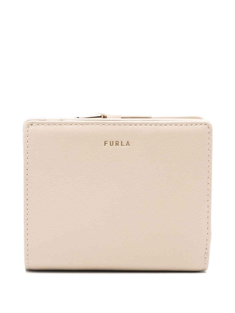 Furla Camelia Leather Wallet In Neutral