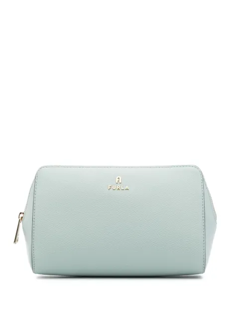 Furla Camelia L leather makeup bag