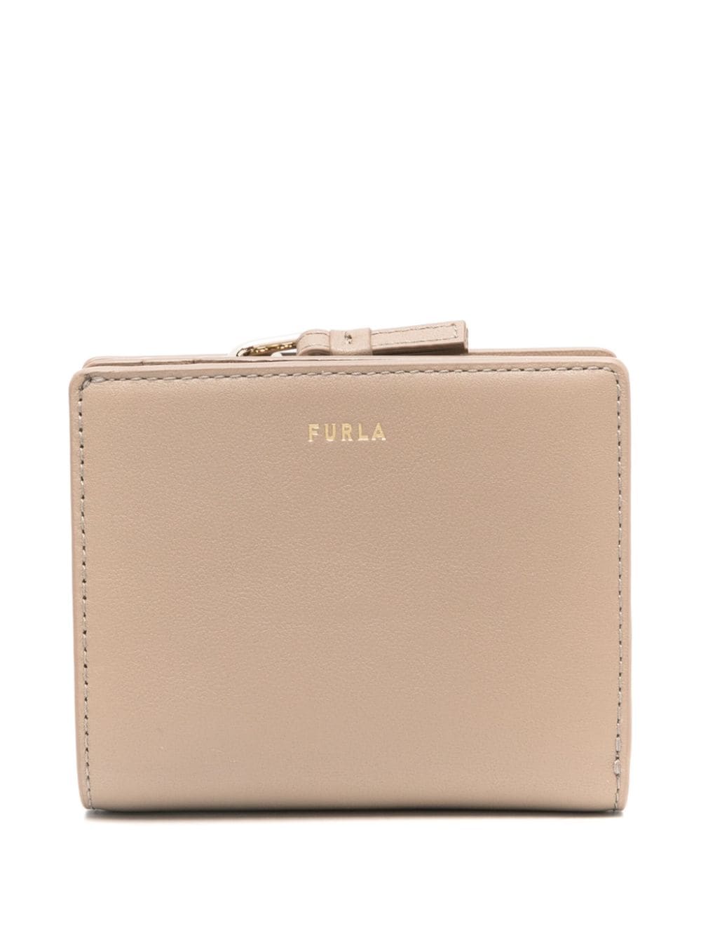 Furla Camelia Leather Wallet In Neutral