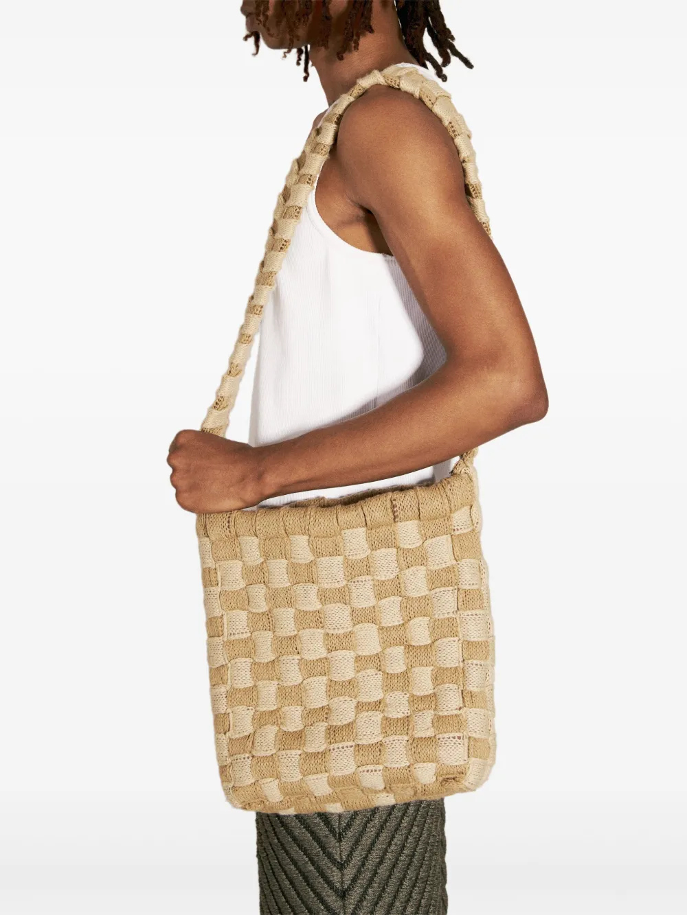 Isa Boulder Accountant shoulder bag - Toni neutri