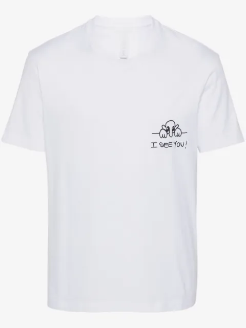 Neil Barrett I See You cotton T-shirt