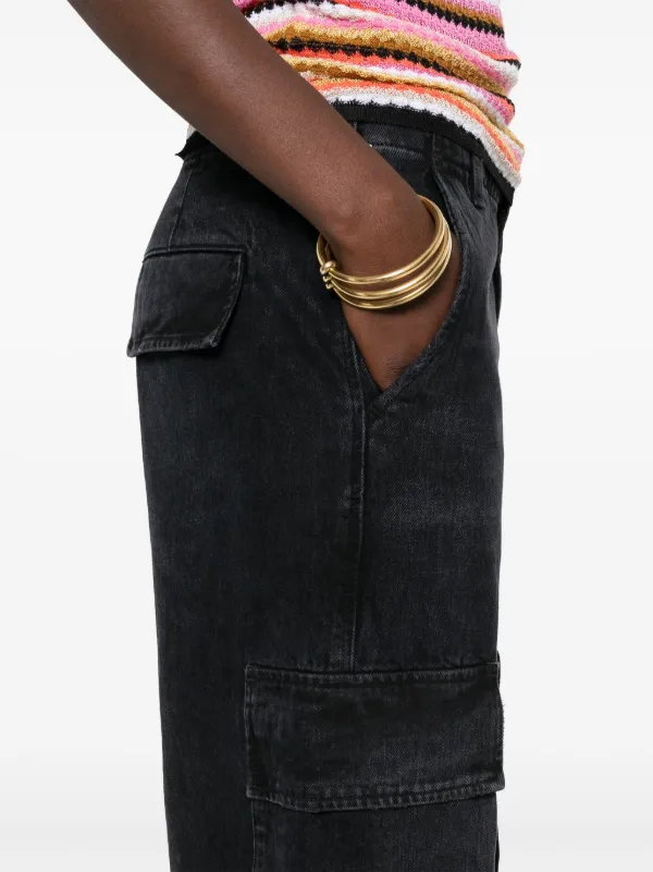 Citizens Of Humanity Delena straight-leg Cargo Jeans | Black