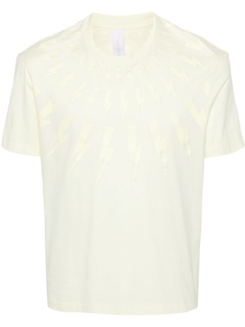 Neil Barrett Thunderbolt-print cotton T-shirt