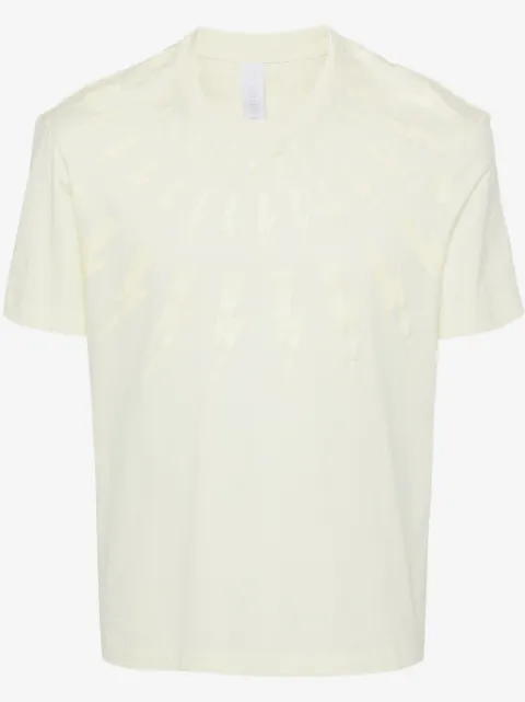 Neil Barrett Thunderbolt-print cotton T-shirt