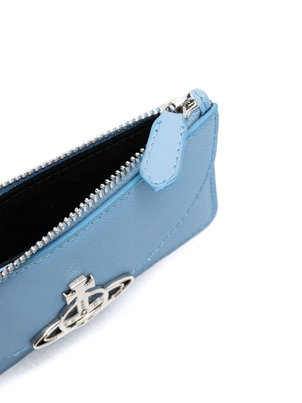 Shop Vivienne Westwood Orb-motif Leather Wallet In Blue