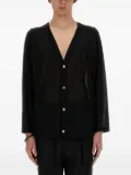 Needles V-neck button cardigan - Black