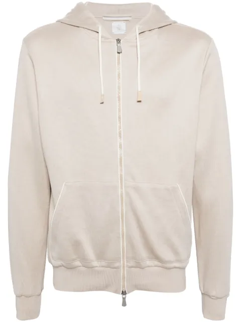 Eleventy hoodie con cierre
