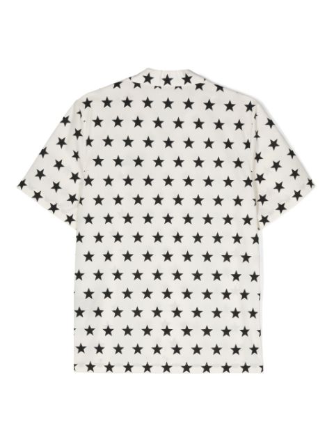 star-print shirt