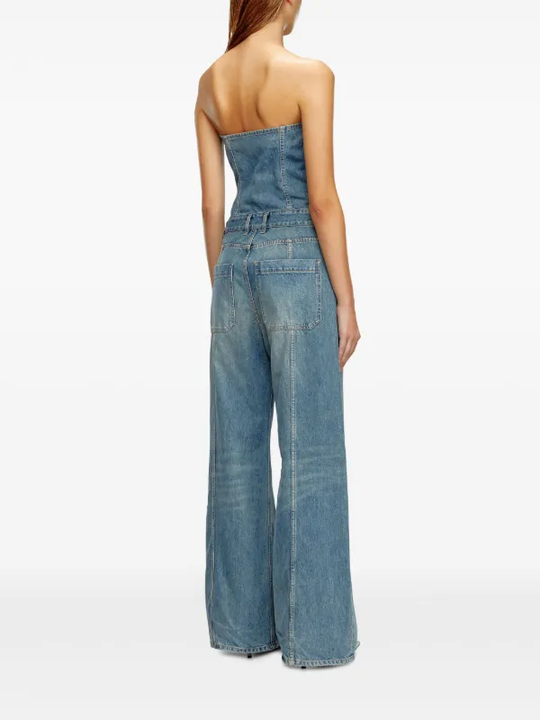 Diesel De Bride Denim Jumpsuit Blue FARFETCH AO