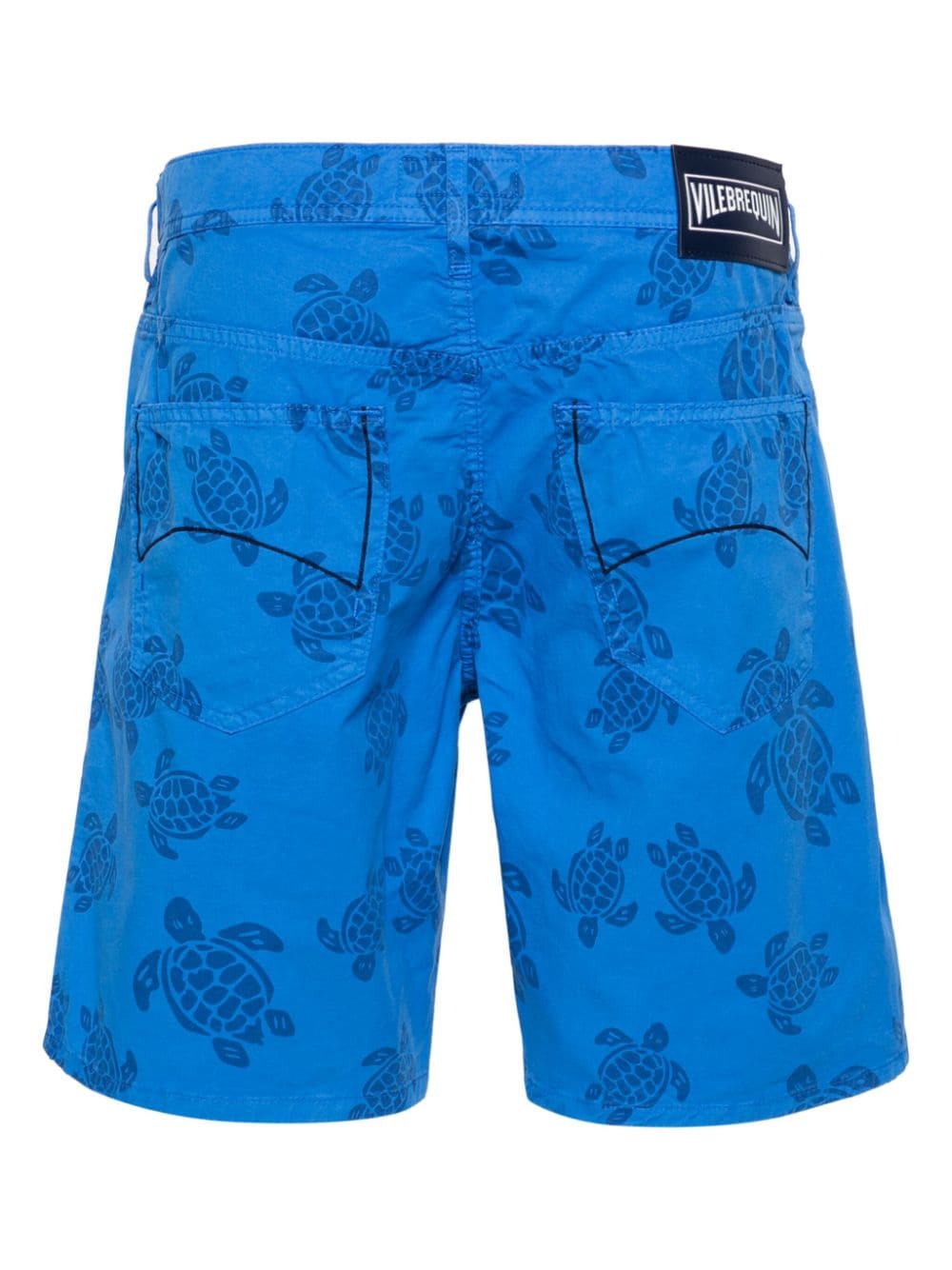 Vilebrequin Katoenen shorts met logoprint Blauw