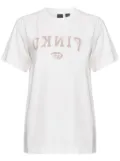 PINKO Tiramisu cotton T-shirt - White