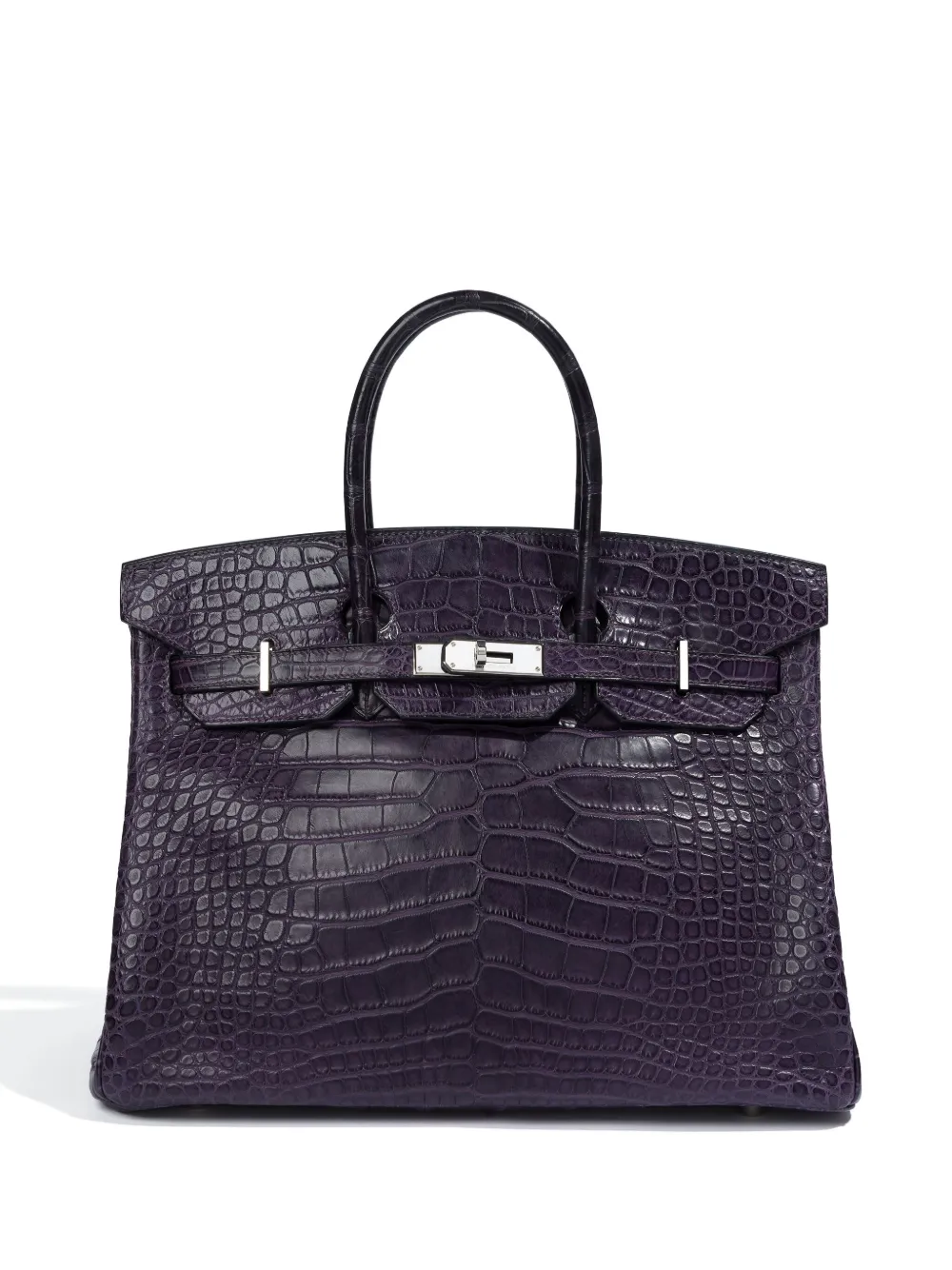 Hermes Pre Owned Birkin 35 Handbag Purple FARFETCH UK