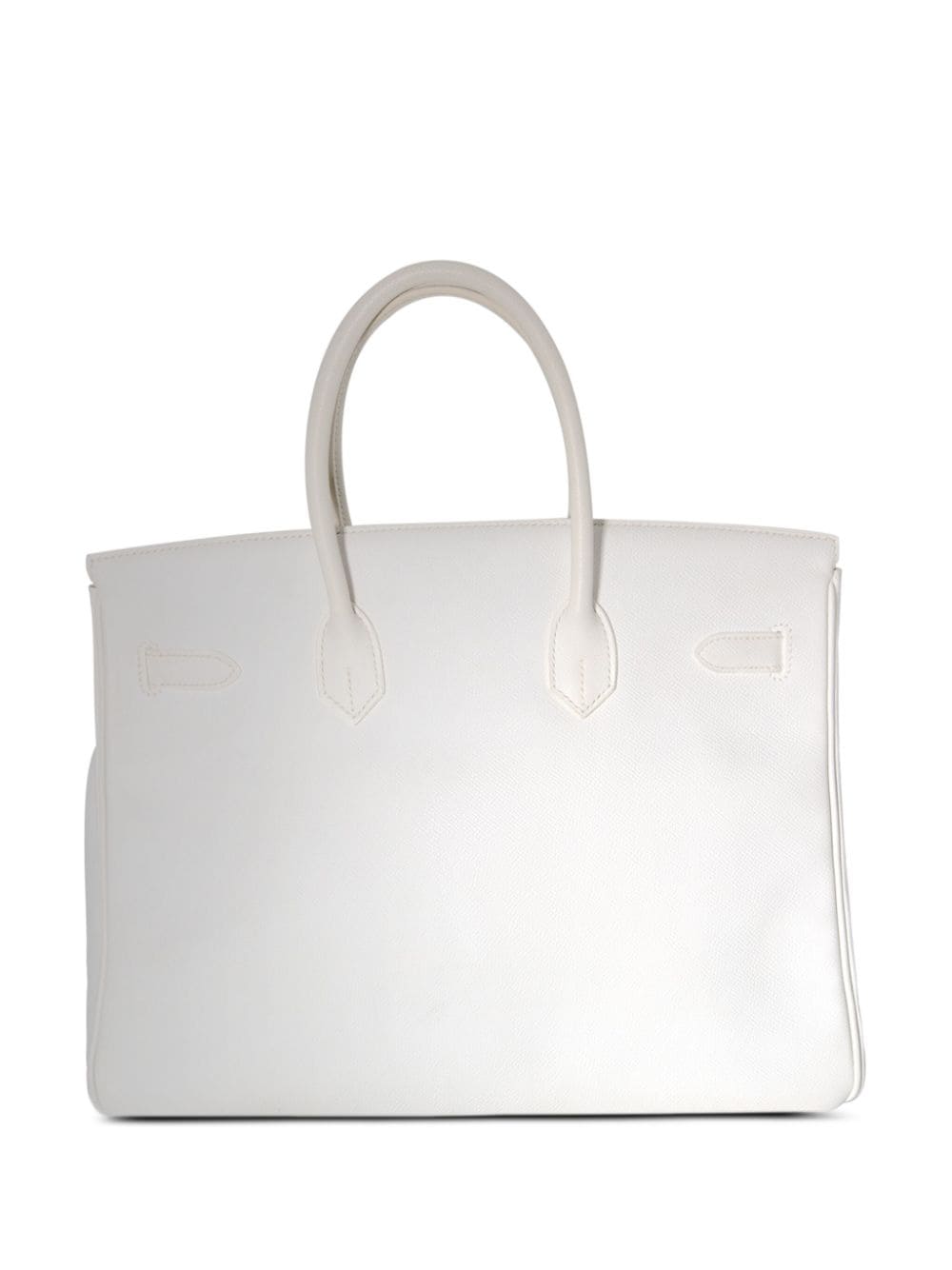 Pre-owned Hermes 2010 Birkin 35 Handbag In White