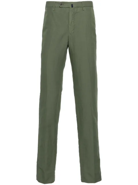 Incotex 39 linen-blend chino trousers