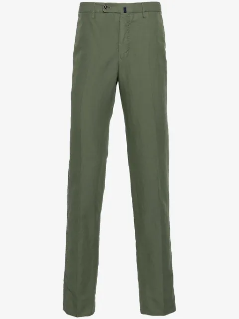 Incotex 39 linen-blend chino trousers