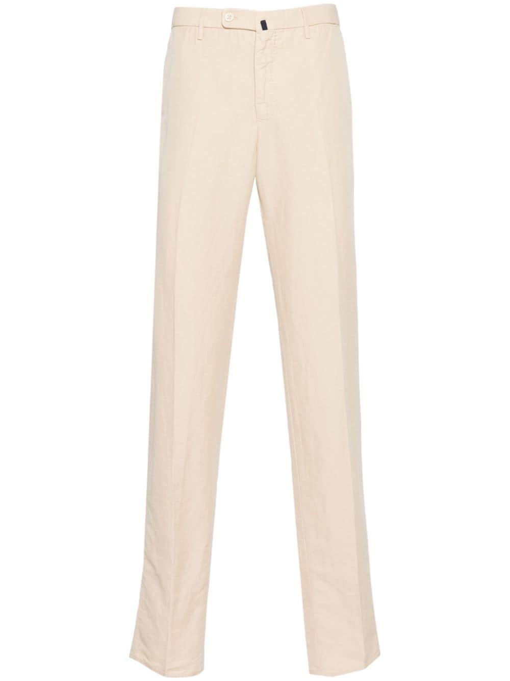 39 linen-blend chino trousers