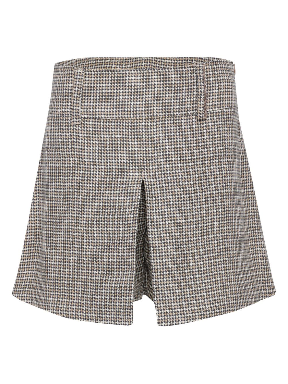 Brunello Cucinelli check-print shorts - Neutrals