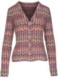 Missoni zigzag sequined cardigan - Pink