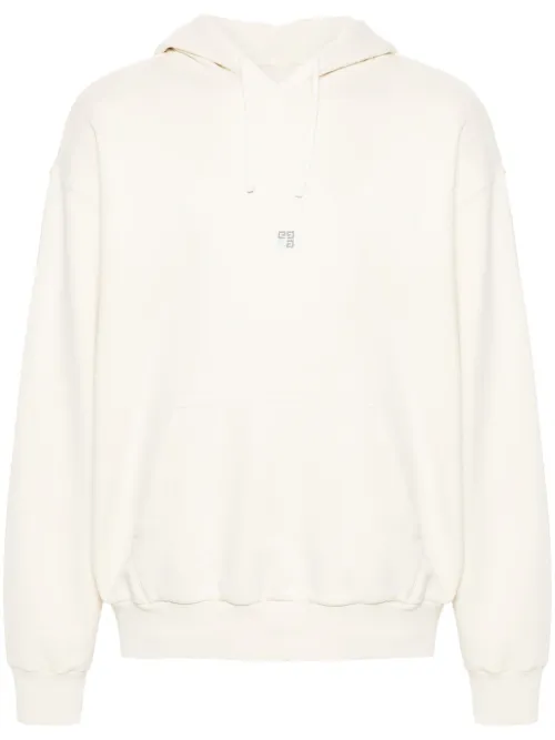 Hoodie en coton à logo 4G brodé - Givenchy - Modalova