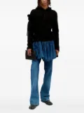 AARON ESH mohair hoodie - Black