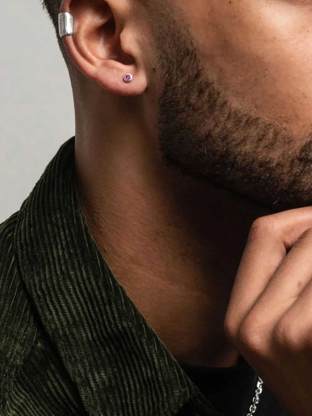 DOWER AND HALL Nomad long curved ear cuff | Image 2