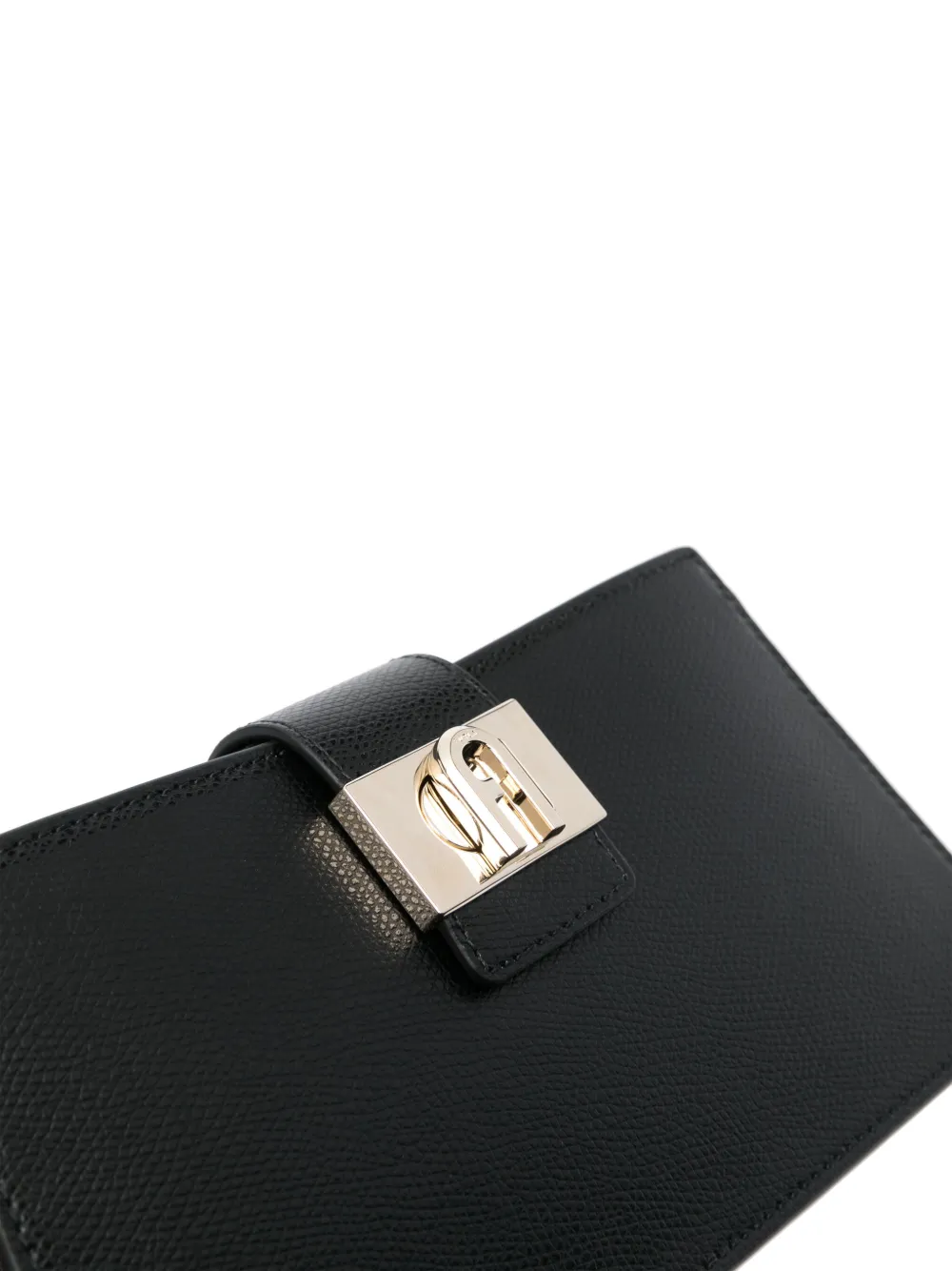 Shop Furla Logo-plaque Crossbody-bag In Black