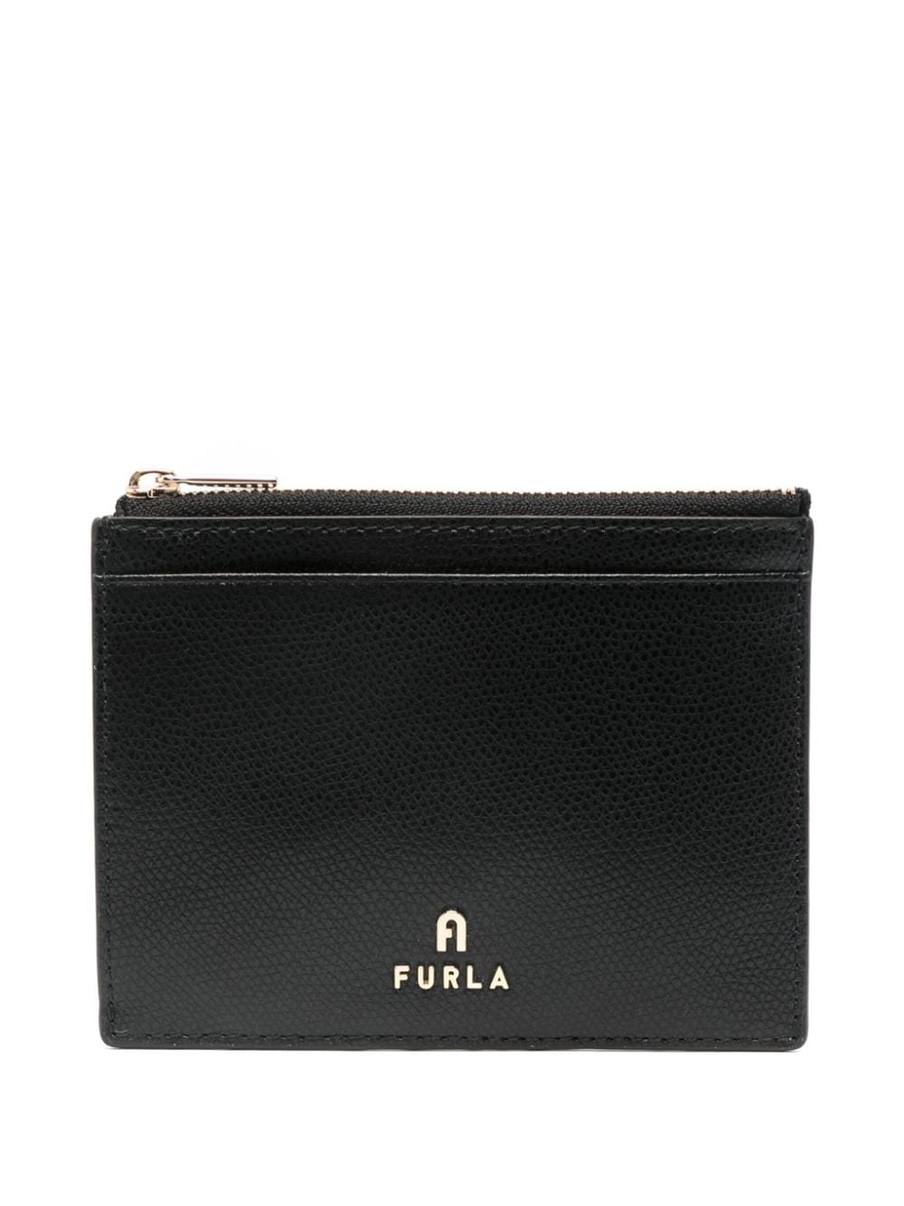 Furla Camelia Leather Wallet In Black