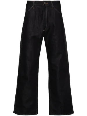 1017 ALYX 9SM バックル ストレートジーンズ | ブラック | FARFETCH JP