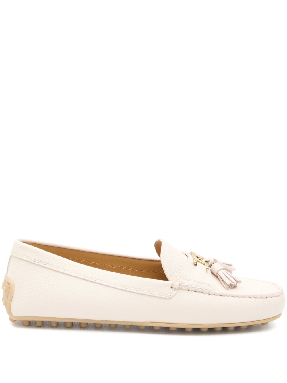 Tod's leather loafers Neutrals